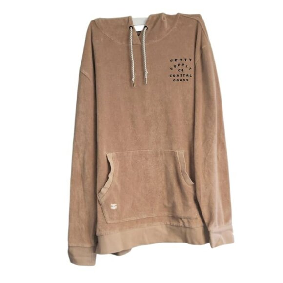 JETTY Holgate Hoodie Taupe Mens XL - Picture 1 of 10